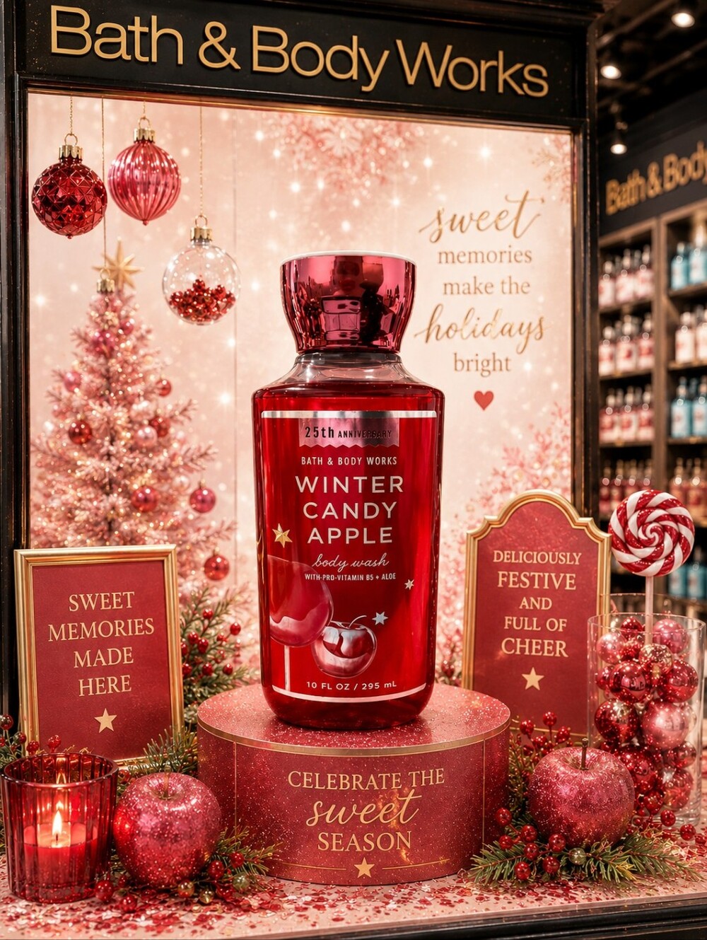 Bath & Body Works Winter Candy Apple Body Wash